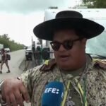 Decenas protestas en inmediaciones del centro Alcatraz para migrantes en Florida